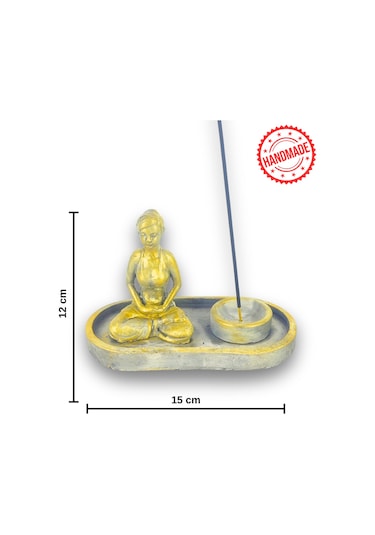 Yogacı Kız Çubuk Tütsülük Ve Tealight Beyaz