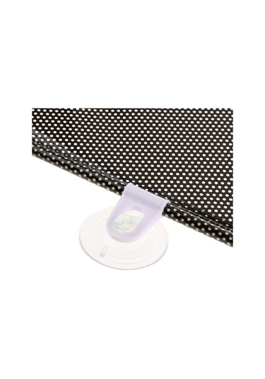 Bosphorusboutique02 Araba Isı Yalıtım Perde, Güneş Gölge Yan Blok, 45x125 Cm, Otomatik Teleskopik, Siyah Pvc