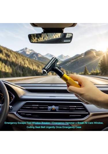 Fochsia Mavi Siyah Acil Durum Cam Kırıcı Araç Ev Güvenlik Çekici Yangın Kaçış Aleti Tren Gemi Yüksek Bina