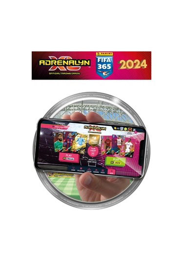 Panini Adrenalyn Fifa 365 - 2024 Official Trading Card Futbolcu Kartları Etiketi 16 Paket