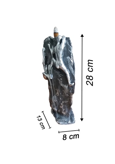 Dağcı Tırmanan Adamlar Biblosu Geri Akış Tütsülük Gümüş