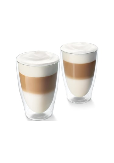 Tchibo Çift Cidarlı Latte Macchiato Bardağı, 2'li Saydam