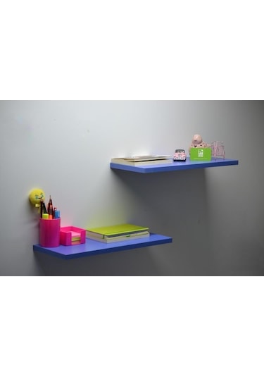 Peakdizayn Duvar Rafı 2'li 50 CM - Farklı Renk Seçenekleri