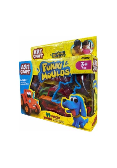 Art Craft Eğlenceli Kalıplar 19 Parça - Oyun Hamuru Şekilleri