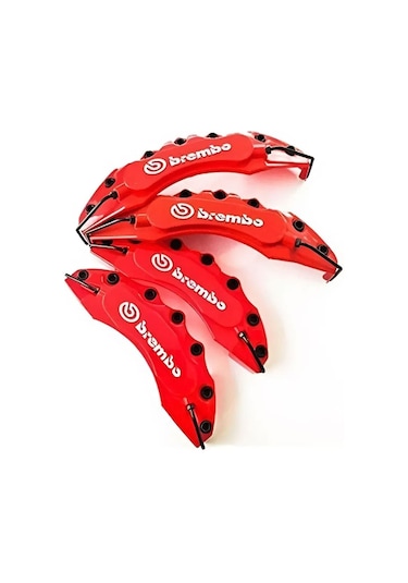 Kia Bongo Uyumlu Brembo Kırmızı Kaliper Kapağı 4 Parça Ön Arka Set