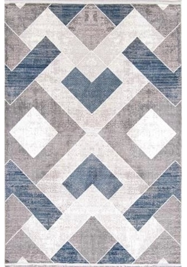 Dekorenti Halı Sateen 6406 Mavi Çok Renkli