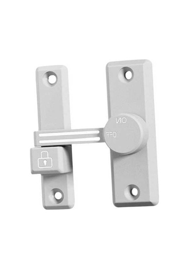 Besthome1 Ahır Sürgülü Kapı - Mandalı Beyaz Suntek Garaj Bahçe Kapısı