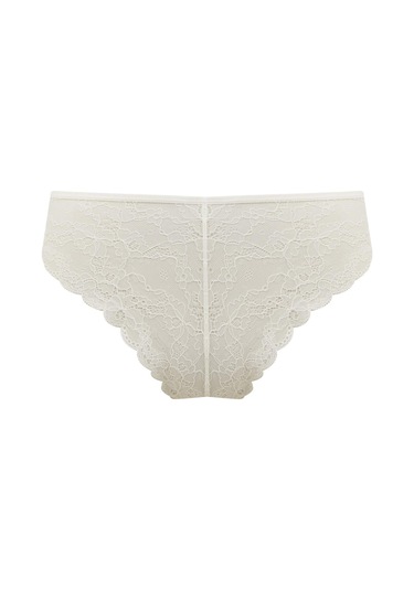 DeFacto Dantel Brazilian Külot-Fall in Love T3197AZ25SPWT46 Beyaz