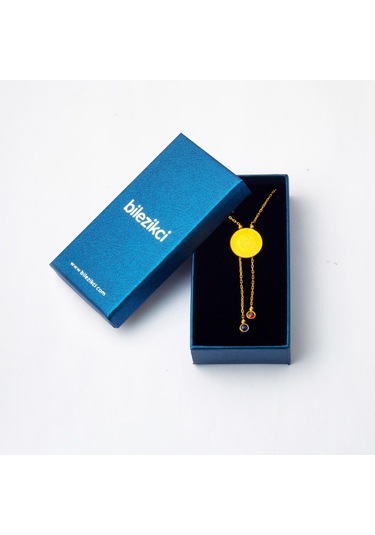 Çeyrek Altınlı 22 Ayar Püsküllü Kolye 22KNMS541