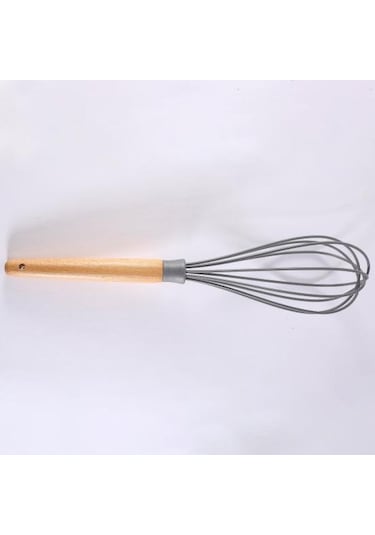 Gri Yumurta Mikseri Isıya Dayanıklı Karışım Manuel Kullanışlı Rahat Sap Çırpma Mutfak Aracı Gri