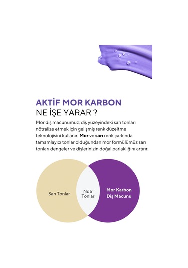 The Ceel Diş Beyazlatıcı Aktif Mor Karbon Diş Macunu 75 G