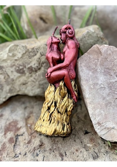 Plama Feniksa Büyü Mum "cernunnos Ve Wicça" 249541995 Diğer