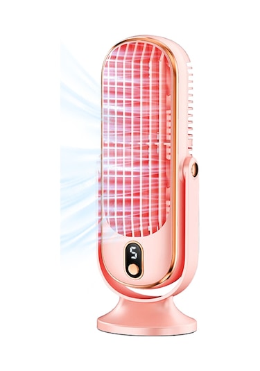 Gajeena Usb Şarjlı Masaüstü Fan, 5 Hızlı Ayarlı, 720 Sallanabilir, 22 Db Sessiz, 1800mah Batarya, Mavi - Z16 Pro