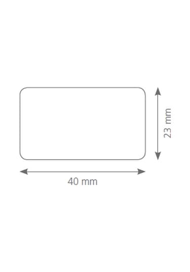 Canex Cam Kapak Karşılığı U Tipi 23 X 40 Mm