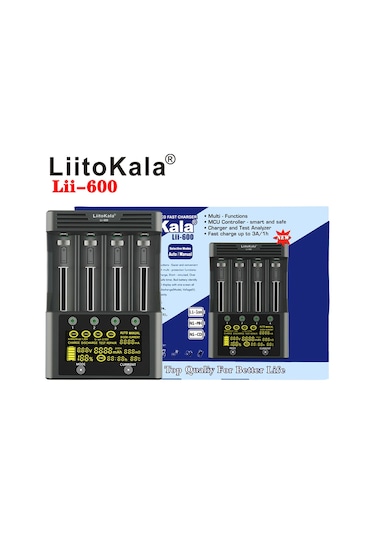 Geeksen lii-600 Akıllı Li-ion Pil Şarj Cihazı USB Şarj Cihazı Avrupa Standardı