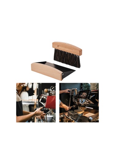 Suntek Kahve Barı Temizleme Fırçası Seti Şeker Unu Fasulyesi