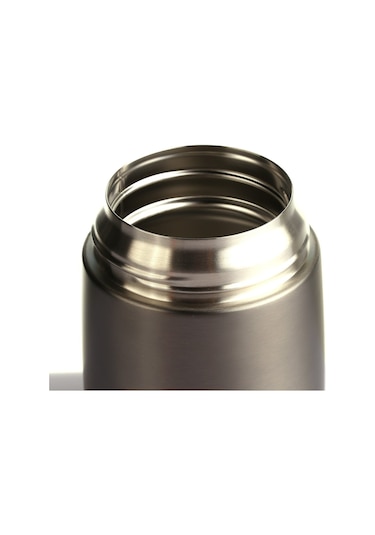 Baby Plus Vakumlu Çift Taraflı Mama Termosu 450 ML Gri