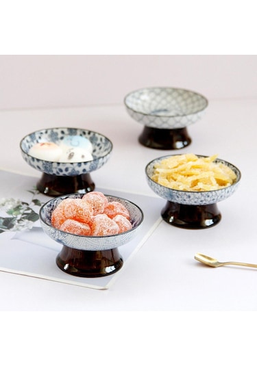 Suntek Tatlı Aperatif Tepsisi Masa Dekoru Ayaklı Çiçek-dalı