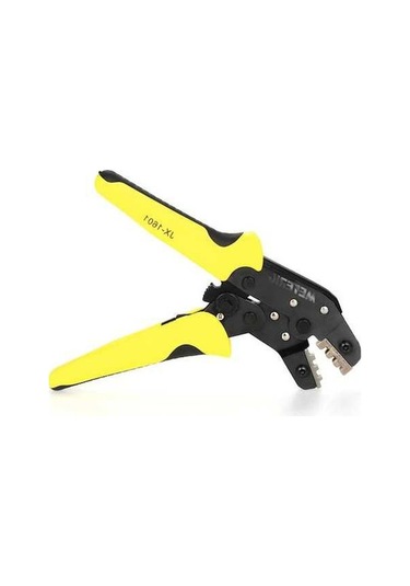 Fortunelane Profesyonel Ratchetlı Tel Presi - Ergonomik, Kolay Kullanım - 0.1-1.0mm² 28-18 Awg - Mühendislik Ve Elektronik Presl Gri