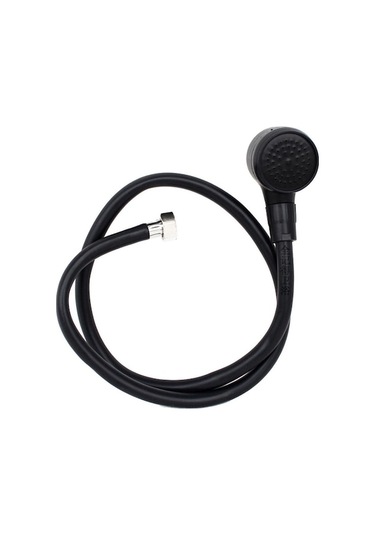 Novahub Banyo Nozul Borusu Siyah Musluk Aksesuarları El Tipi Siyah Siyah