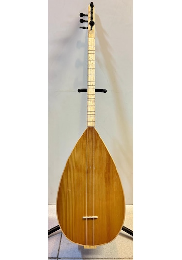 Artemis Tam Profesyonel Kısa Sap Oyma Maun Bağlama