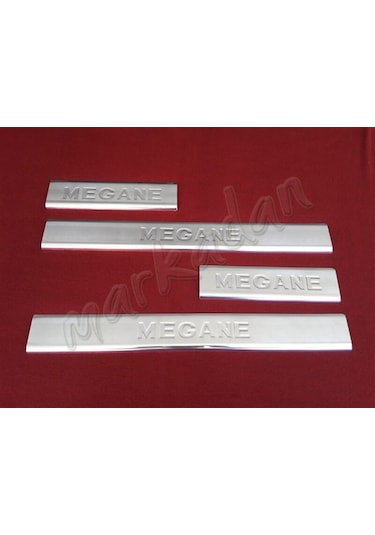 Db Chrome Renault Megane 2 Krom Kapı Eşiği 2004-2010 4 Parça P.Çe