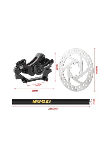 Suntek Mekanik Disk Fren Bileşeni Kaliper Bisiklet Arka140