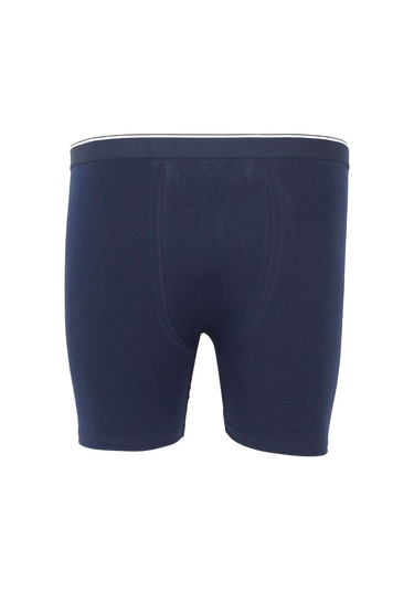 Starbattal Erkek Büyük Beden Likralı Uzun Paça Boxer 11906-206 - Lacıvert