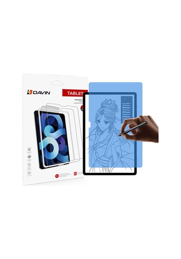 Galaxy Uyumlu Tab A9+ Plus 11.0.inç Sm-x210 - Ekran Koruyucu Kağıt Hisli Mat Davin Paper Like Ekran Koruma - Şeffaf