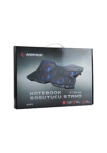 Rampage Addison AD-RC3 10" - 17" 4 Fanlı Notebook Soğutucu