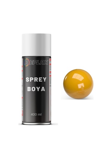 Replax Duvar Boyası Koyu Sarı Sprey Boya 400 Ml