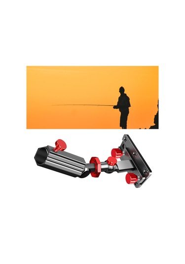 1/3 Ayarlanabilir Balıkçılık Sandalyesi 360 Dönebilen Olta Tutucu Balıkçılık Kutusu İçin 1 Adet