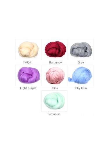 Reedark Kolay Örgü Battaniye Yapımı İçin Kalın Yün Topu - Ev Dekoru Ve Hediye Gök Mavisi