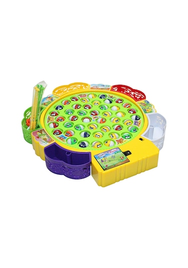 Müzikli 45 Balıklı Pilli Balık Tutma Ve Yakalama Oyunu   Seti