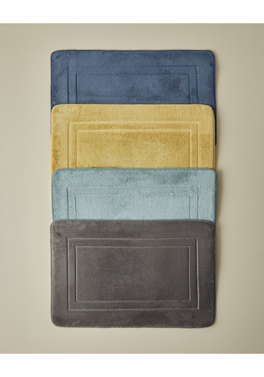 English Home Soft Step Kaydırmaz Taban Banyo Paspası 50x80 Cm Mavi Mavi