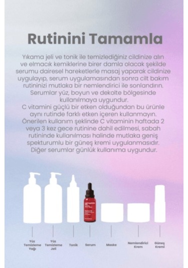 Cosmogenesis Labs Aydınlatıcı ve Sıkılaştırıcı Temel Cilt Bakım Seti Vegan