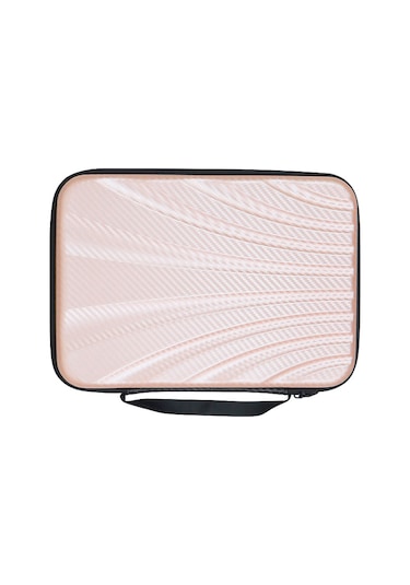 Ranyeek Tenis Topu Raketi Çantası, 2 Raket Ve 6 Top Saklayabilir, Sert Kasa, Su Geçirmez, Taşınması Kolay, Gül Kurusu Rengi