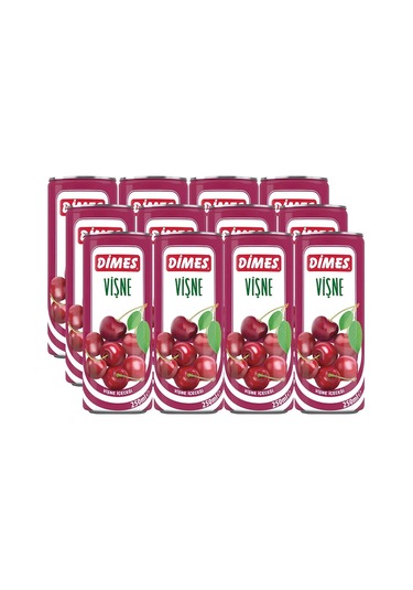 Dimes Vişne İçeceği 250 Ml X 12 Adet