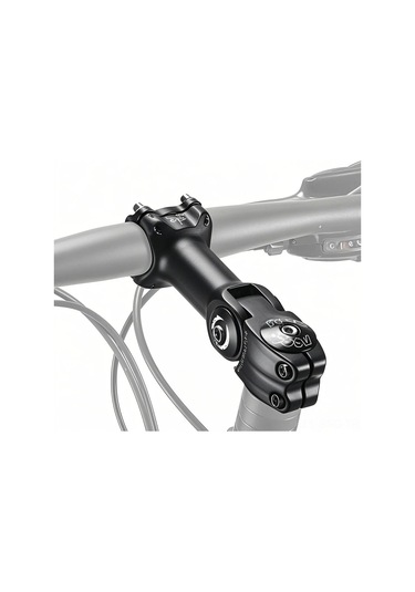 Springsun Bisiklet Gidon Yükseltici - Ayarlanabilir Açı Ve Yükseklik, Alüminyum Alaşım, 31.8mm, Siyah Siyah