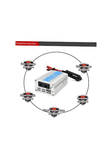 Novahub 100w 12v-220v Taşınabilir Araba İnvertörü: Güçlü Dönüşüm, Kısa Bağlantı