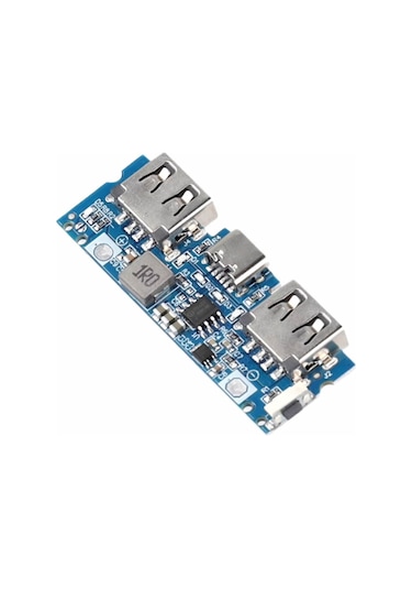 Powerbank Devresi 5v 2.4a Dual Usb Çıkış Type C Micro Usb Giriş Lityum Lion 3.7v 18650 Pil Şarj Mob