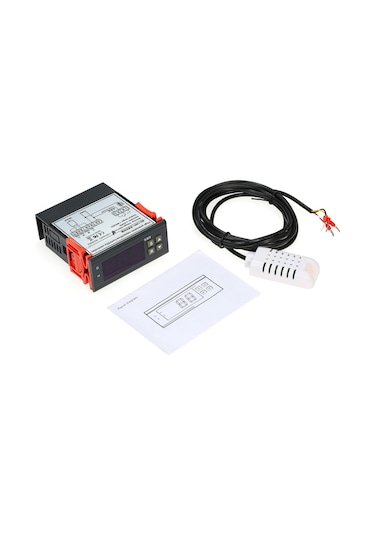 10a 220v Mini Dijital Hava Nem Kontrol Kontrol Cihazı Ölçüm Aralığı %1 %99 Sensörlü