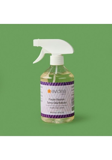 Evidea Deco Purple Passion Sprey Oda Kokusu - Şeffaf - 500 Ml Vanilya