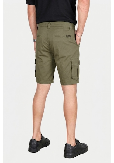 Deepsea Erkek Haki Likralı Gabardin Modern Fit Kargo Kapri Şort Çok Cepli Yazlık Rahat Kesim Şort 2002014 Deepsea Erkek Haki Likralı Gabardin Modern Fit Kargo Kapri Şort Çok Cepli Yazlık Rahat Kesim Şort 2002014