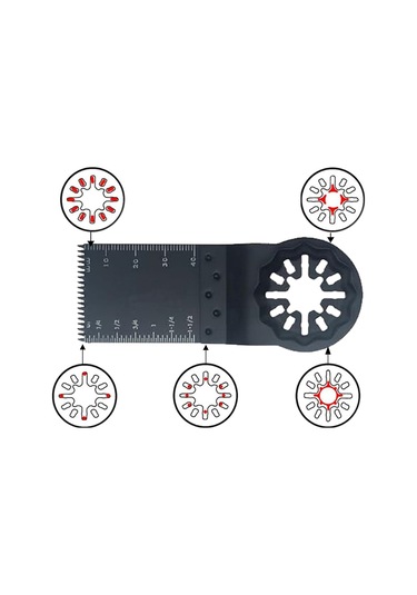 Starlock Çok Amaçlı Alet Bıçakları, Salınımlı Testere Bıçakları İçin