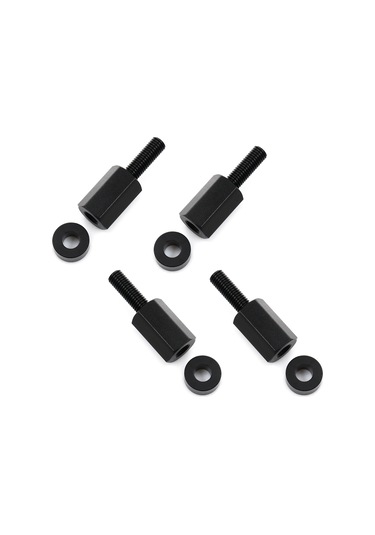 Padalink Can Am X3 İçin 4 Adet Siyah Alüminyum Koltuk Yükseltici Seti, Yastıkçıklı