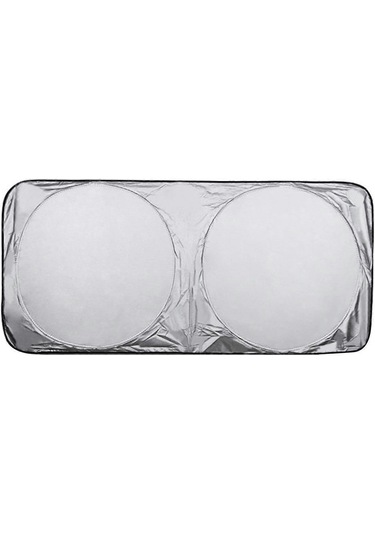 Araba Güneşliği Ön Cam Isı Yalıtımı Gümüş Kaplamalı Kumaş Ön Cam Güneşliği Kılıfı Araba Rüzgarı Newway İle Uyumludur