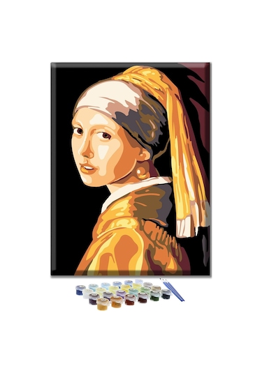 Sayılarla Boyama Seti - Inci Küpeli Kız