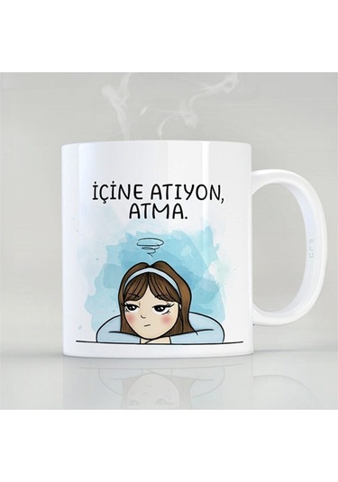 Içine Atıyon Atma Kupa Bardak Renkli