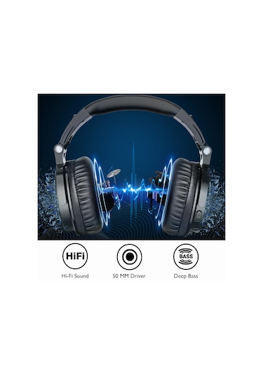 Kablolu & Kablosuz Kulak Üstü Kulaklık Oneodio Pro C Bluetooth